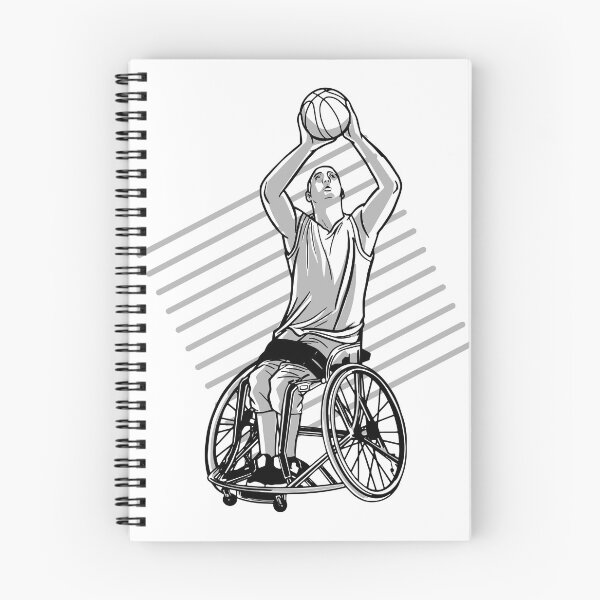 Item preview, Wheelchair basketball player designed and sold by JanooFactory.