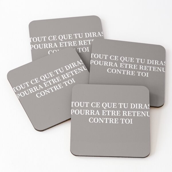 Item preview, Tour ce que tu diras pourra être retenu contre toi - Cadeau parfait pour étudiant en droit ou avocat - Citation pour tshirt, mug ou matériel de bureau.  designed and sold by Fanaticos.