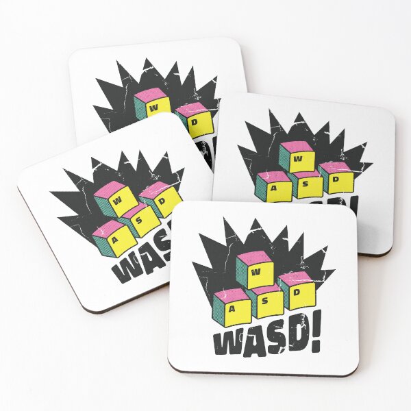 Item preview, WASD Keyboard keyboard for gamers designed and sold by JanooFactory.