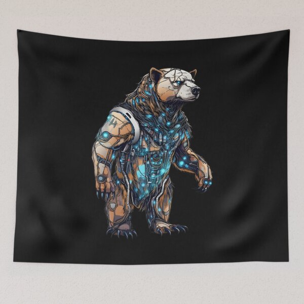 Item preview, Cyborg Bear designed and sold by hamishby.