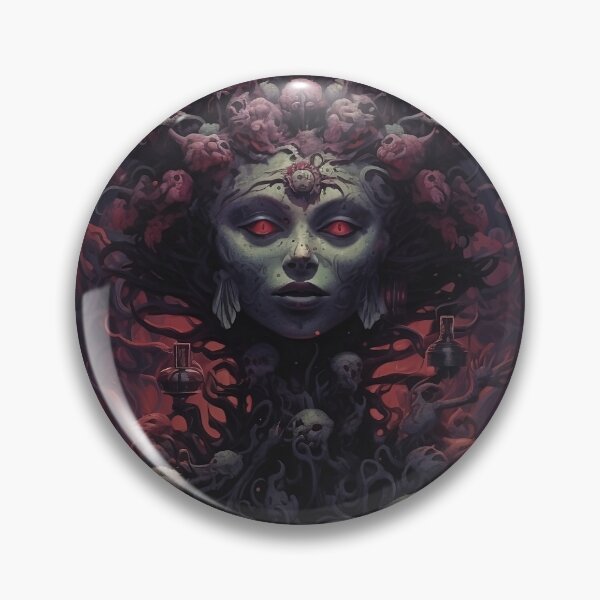 Item preview, Surreal Psychedelic Art - Nightmare Hell designed and sold by Spiralysis.