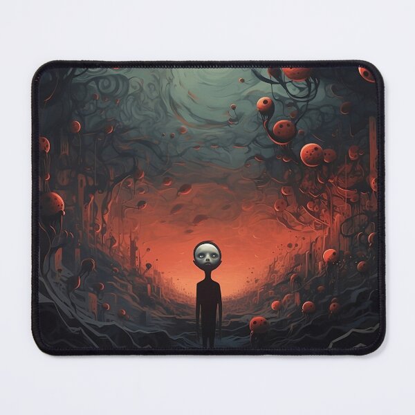 Item preview, Surreal Psychedelic Art - Nightmare Hell designed and sold by Spiralysis.