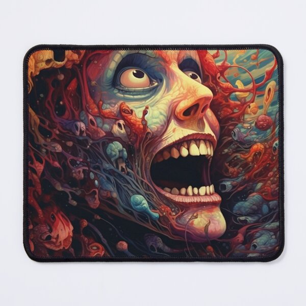 Item preview, Surreal Psychedelic Art - Creepy Nightmare designed and sold by Spiralysis.