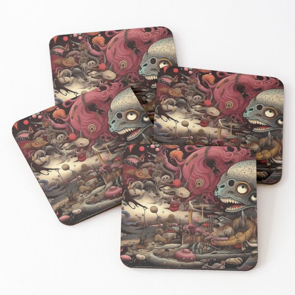Item preview, Surreal Psychedelic Art - Creepy Nightmare designed and sold by Spiralysis.