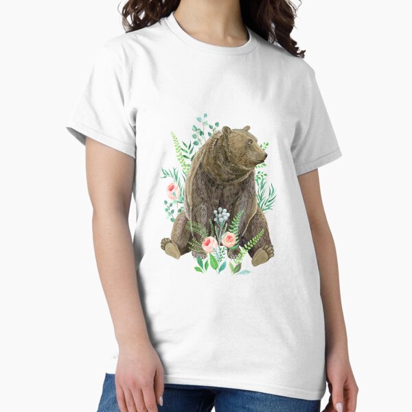Item preview, bear sitting in the forest designed and sold by anyuka.