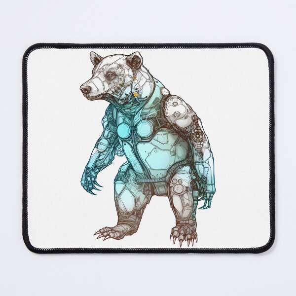 Item preview, Cyborg Bear designed and sold by hamishby.