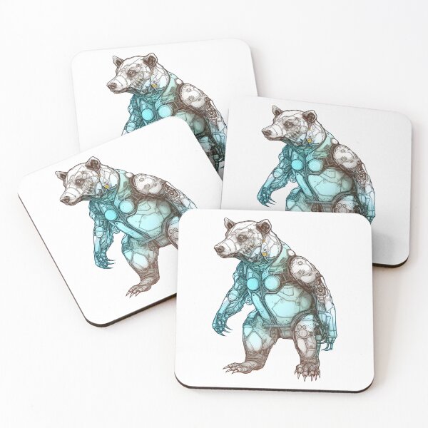Item preview, Cyborg Bear designed and sold by hamishby.