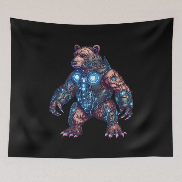 Item preview, Cyborg Bear designed and sold by hamishby.