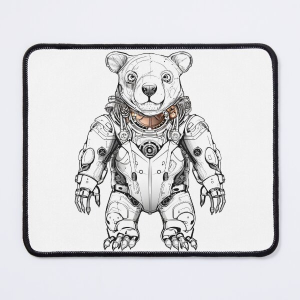 Item preview, Cyborg Bear designed and sold by hamishby.