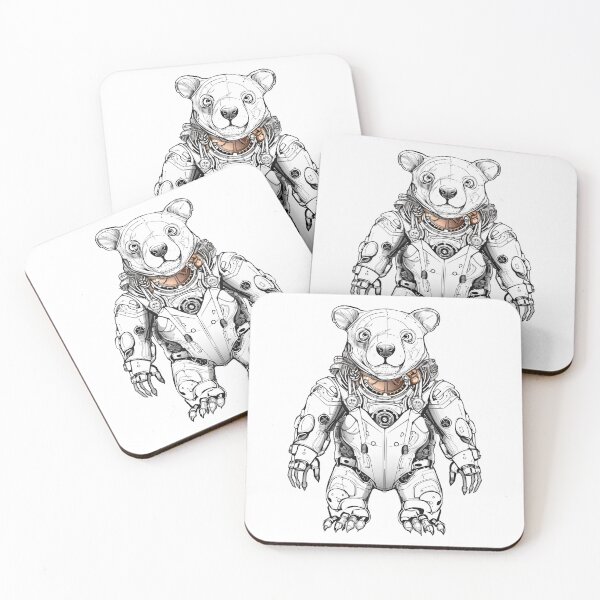 Item preview, Cyborg Bear designed and sold by hamishby.
