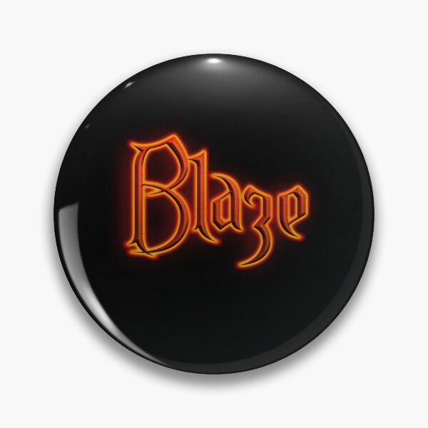 Item preview, Blaze (Fiery Glowing Text) designed and sold by Swabcraft.