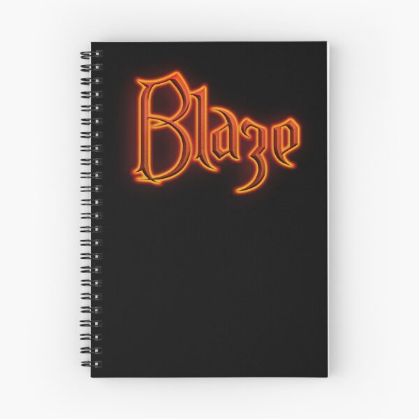 Item preview, Blaze (Fiery Glowing Text) designed and sold by Swabcraft.