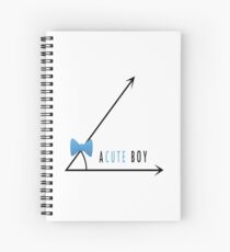 a Cute Boy Spiral Notebook