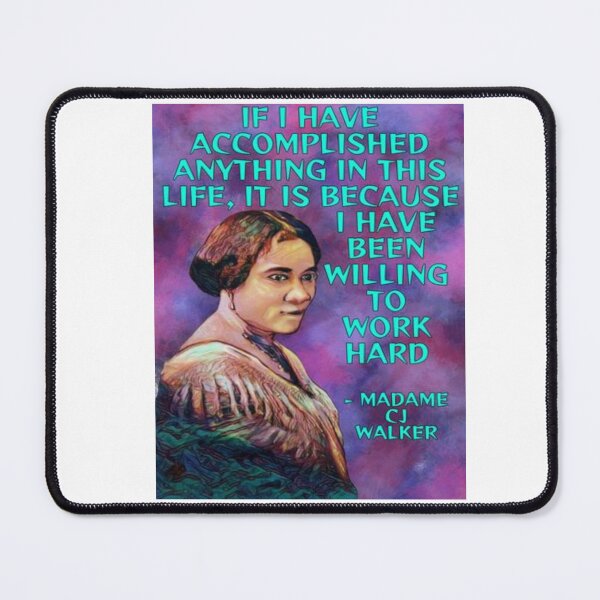 Item preview, Radical Feminist Quote - If I Have Accomplished Anything In This Life It Is Because I Have Been Willing To Work Hard designed and sold by LethalPixieDust.