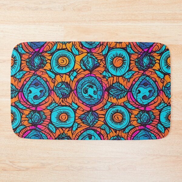 Item preview, Vivid Abstract Mandala Pattern designed and sold by ChibiKolossus.