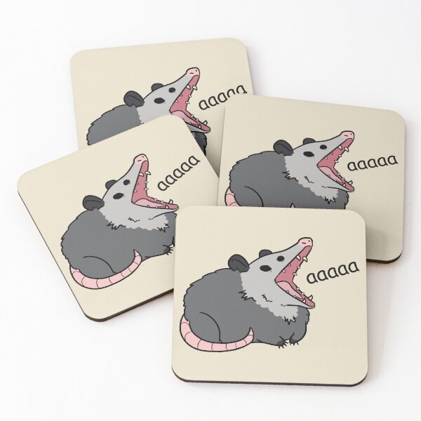 Item preview, possum screm (black) designed and sold by ZioCorvid.