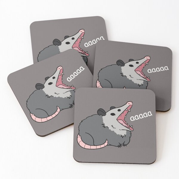 Item preview, possum screm (white) designed and sold by ZioCorvid.