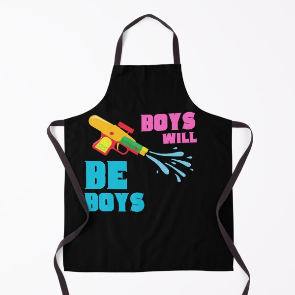 Item preview, Boys will be Boys Water Pistol Fight designed and sold by mkzmerch.