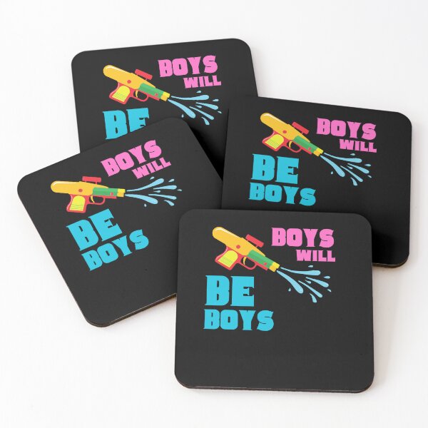 Item preview, Boys will be Boys Water Pistol Fight designed and sold by mkzmerch.