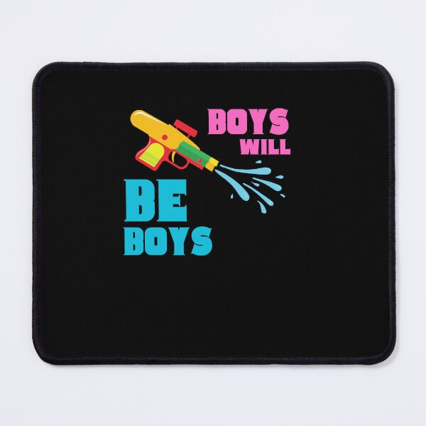 Item preview, Boys will be Boys Water Pistol Fight designed and sold by mkzmerch.