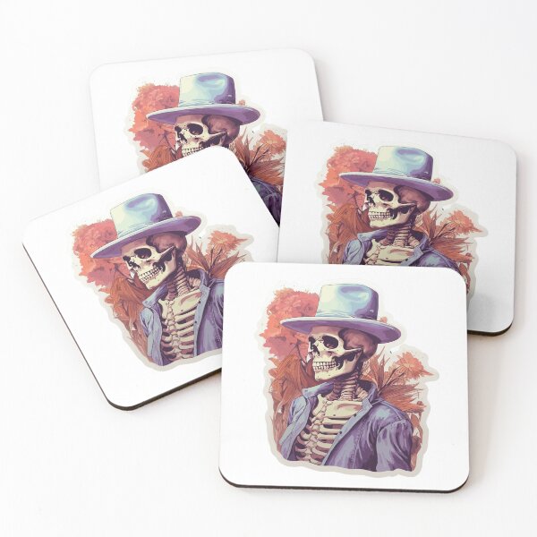 Item preview, Cow Boy Shot Bones Sticker designed and sold by Buyfastcart.