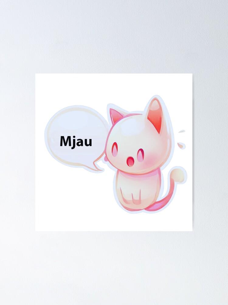 Thumbnail 2 of 3, Poster, meow designed and sold by cokemann.