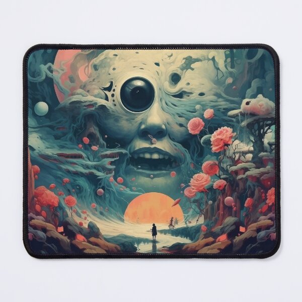 Item preview, Surreal Psychedelic Art - Creepy Nightmare designed and sold by Spiralysis.