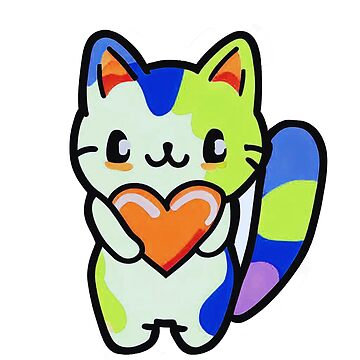 Artwork thumbnail, Rainbow Cat by cokemann