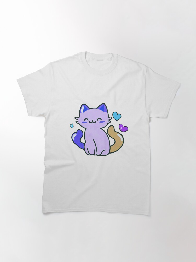 Thumbnail 2 of 7, Classic T-Shirt, I love my cat designed and sold by Tonny Frøyen.