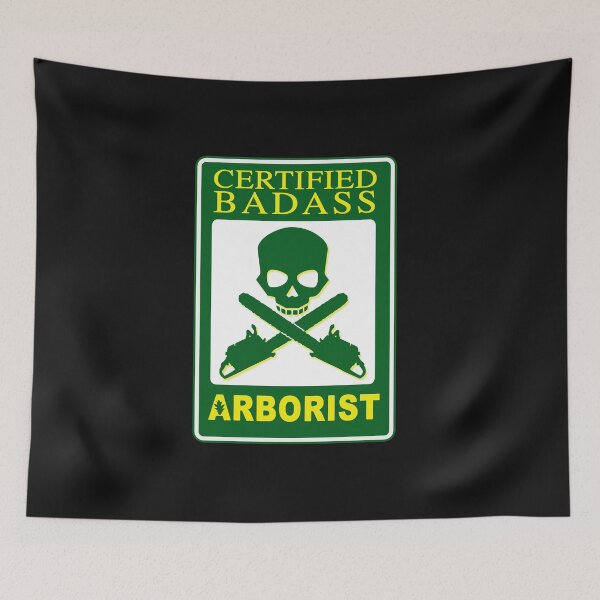 Item preview, Certified Badass Arborist /  Tree Surgeon / Logger / Chainsaw / Arborist  designed and sold by Tee Hub.