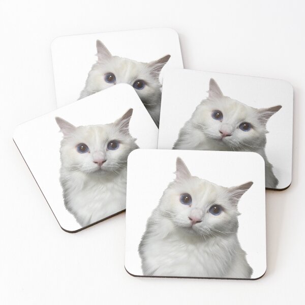 Item preview, My love, the white cat designed and sold by koreanmood.