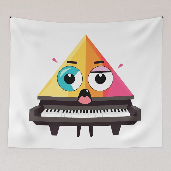 Item preview, Animated Piano Triangle Art designed and sold by Artwyz.