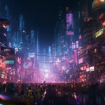 Artwork thumbnail, Crowded by RicoInStudios