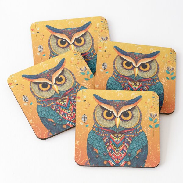 Item preview, Psychedelic Hoot: Retro Chic and Colorful Owl designed and sold by SynthPrint.