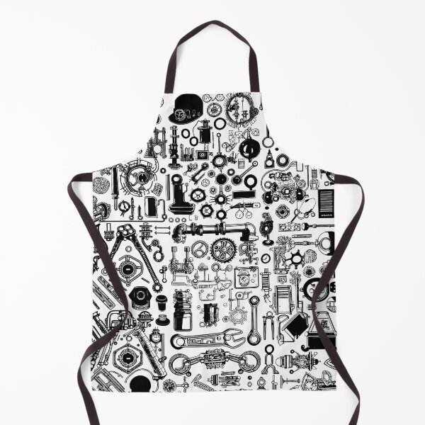 Item preview, Knolling AI generated steampunk tech tools designed and sold by Promptified.