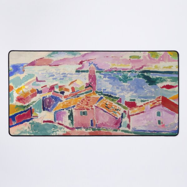 Aperçu de l'œuvre Matisse Les toits de Collioure créée et vendue par maniacfitness.