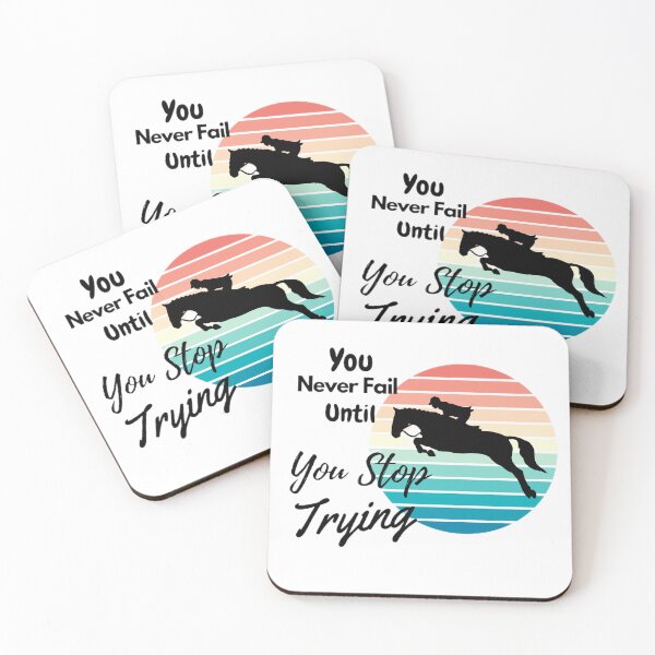 Item preview, You never fail until you stop trying designed and sold by Echo Aesthetics.