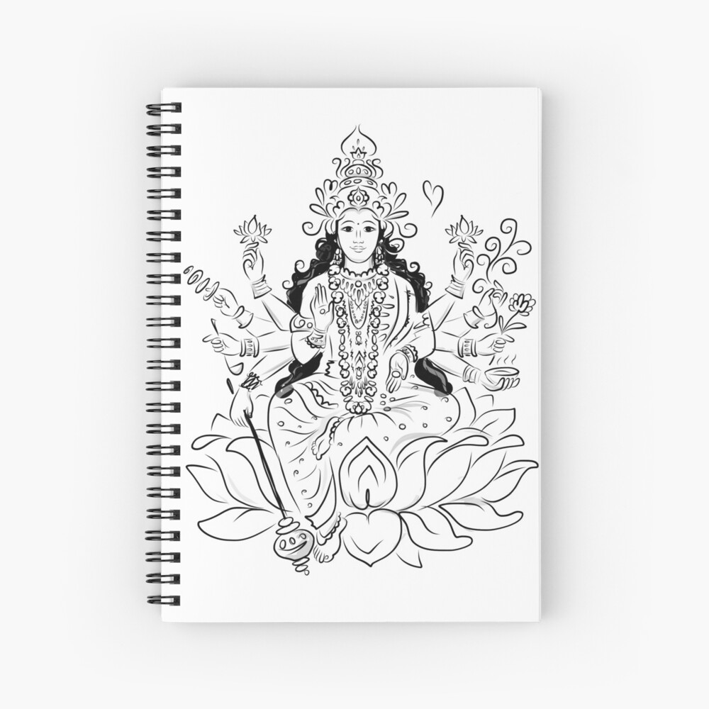 Hindu Goddess Drawing by Ashley Warbritton  Pixels