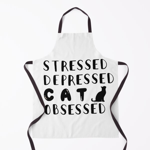 Item preview, Stressed Depressed Cat Obsessed designed and sold by LisaMichelleArt.
