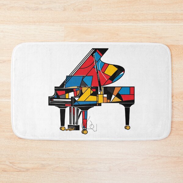 Item preview, Mondrian-Inspired Piano Art designed and sold by Artwyz.