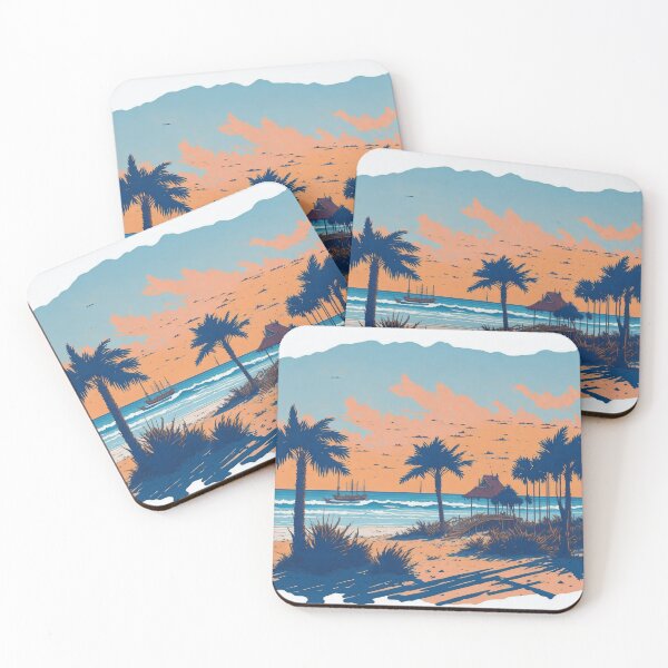 Item preview, Watercolour Effect: Dreamy Gulf Shores Alabama Scene designed and sold by RedArtG09.