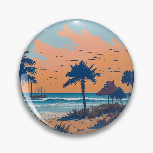 Item preview, Watercolour Effect: Dreamy Gulf Shores Alabama Scene designed and sold by RedArtG09.