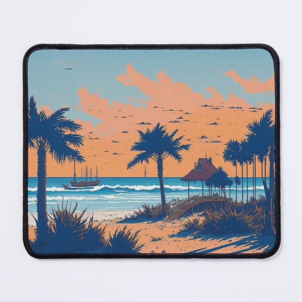 Item preview, Watercolour Effect: Dreamy Gulf Shores Alabama Scene designed and sold by RedArtG09.