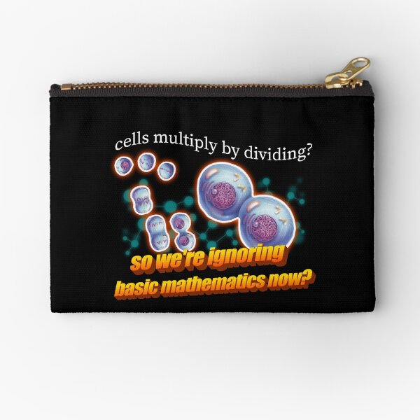 Item preview, Cell Division So We're Just Ignoring Basic Mathematics Now? Pun Meme designed and sold by swankyswamprat.