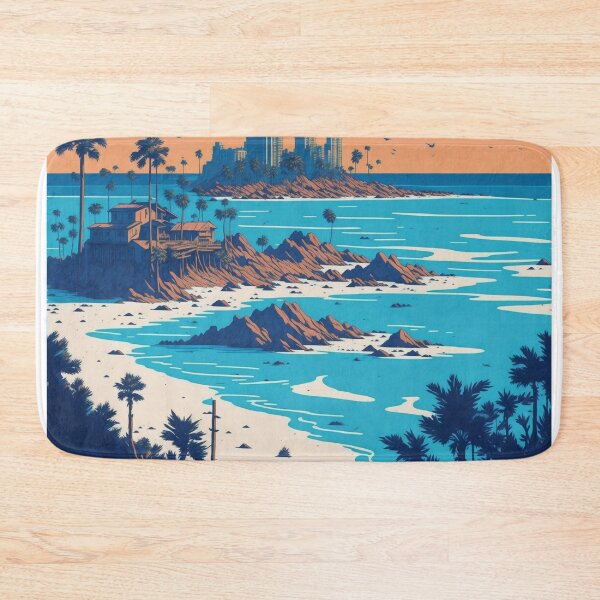 Item preview, Hand-Drawn Charm: Gulf Shores Alabama Landscape designed and sold by RedArtG09.