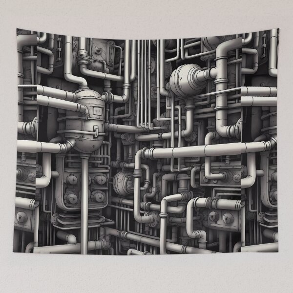 Item preview, Tubular Nightmare - Wall Art designed and sold by Mitch-Angelo.