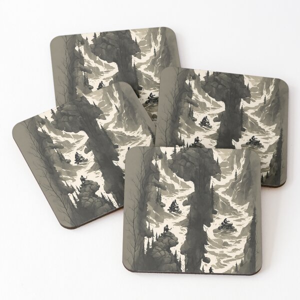 Item preview, Riding down to the moutains. Beautiful scenery designed and sold by avinya.