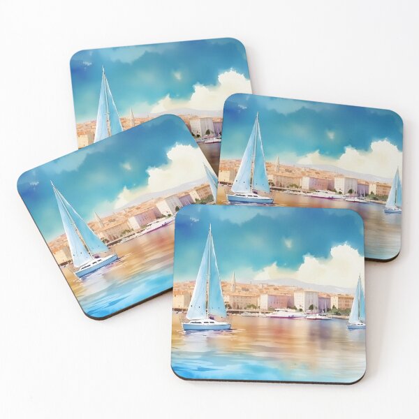 Item preview, Coastal view designed and sold by Wallart-Nisyo.