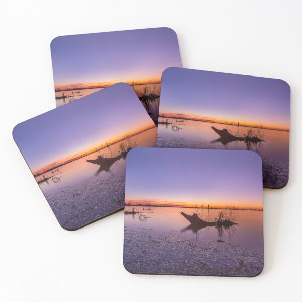 Item preview, Australian Lake vibrant sunset  designed and sold by visualsensation.