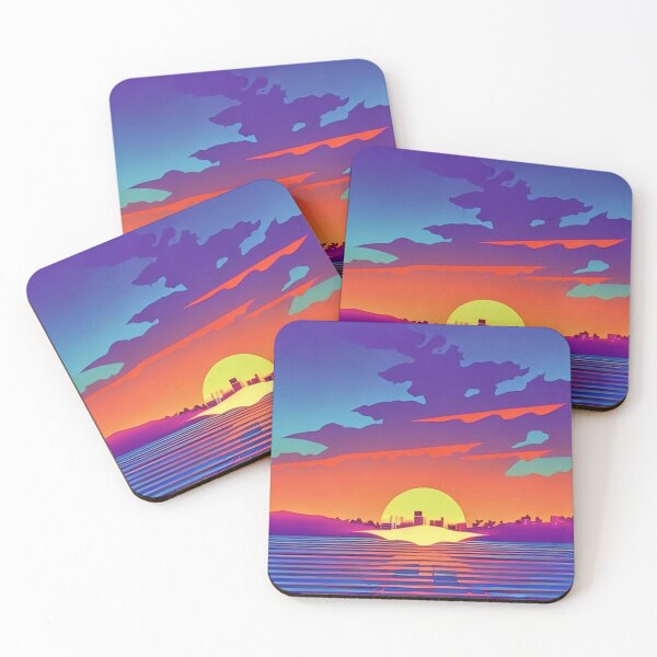 Item preview, Synthwave Art Retro Futuristic Art 013 designed and sold by tpixx.
